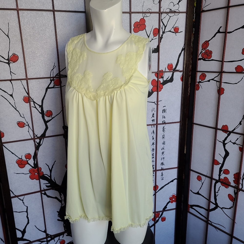 Vintage Texsheen Small Nightie Nightgown Nylon